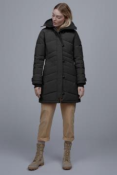 Chamarras Canada Goose Mujer México - Lorette Abrigos Black Label Negros FK2098765